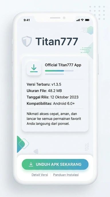 Tampilan halaman APK titan777